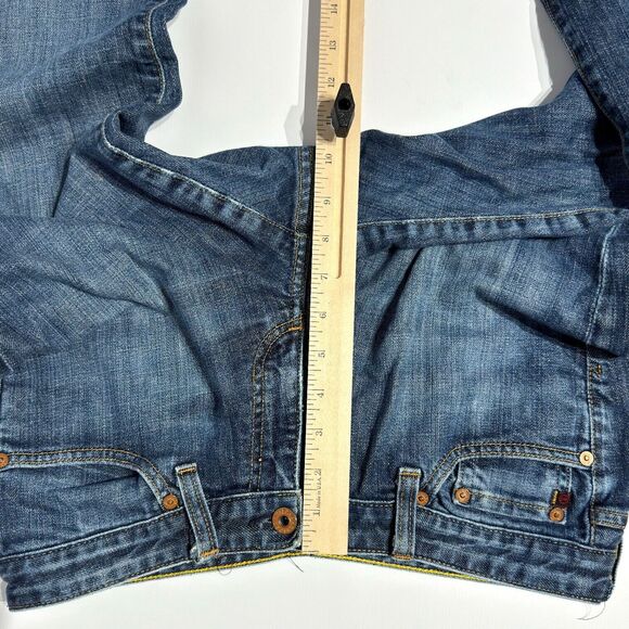 Adriano Goldschmied The Club Bootcut Flare Dark Wash Jeans Made USA Women’s 29R - Picture 9 of 10